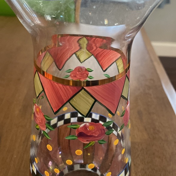 Mackenzie Childs Speakeasy Glass Pitcher - Picture 6 of 6